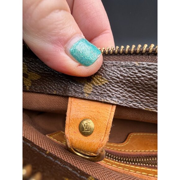 Vintage Louis Vuitton Monogram Canvas Tote Bag READ AS IS - Picture 9 of 11